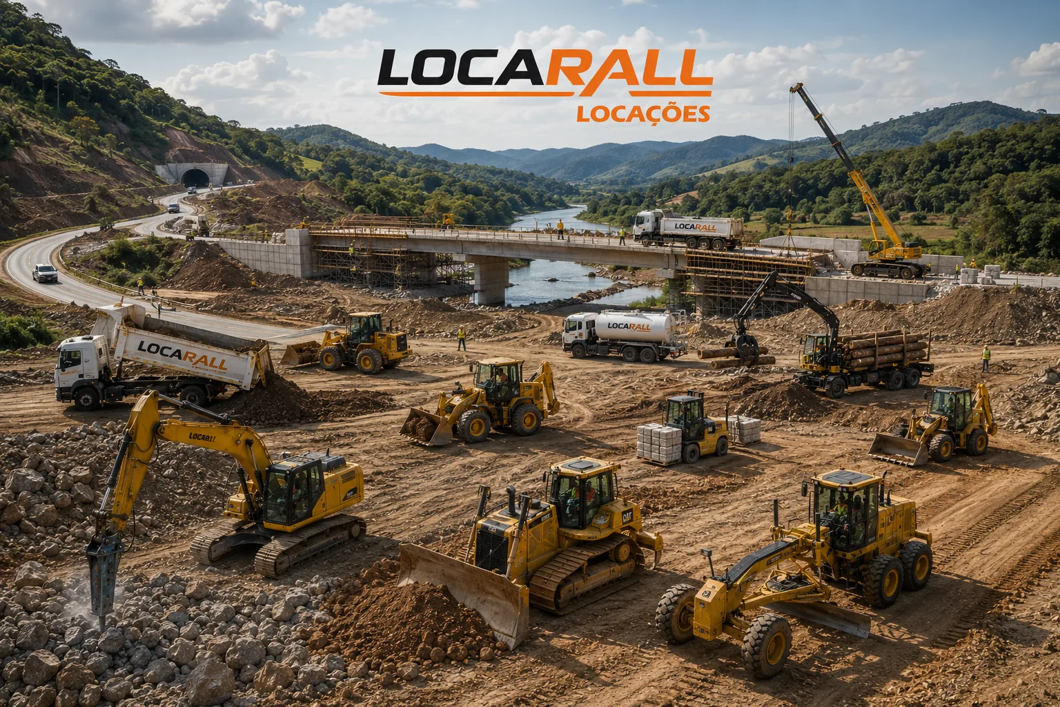 Equipamentos Locarall em operação